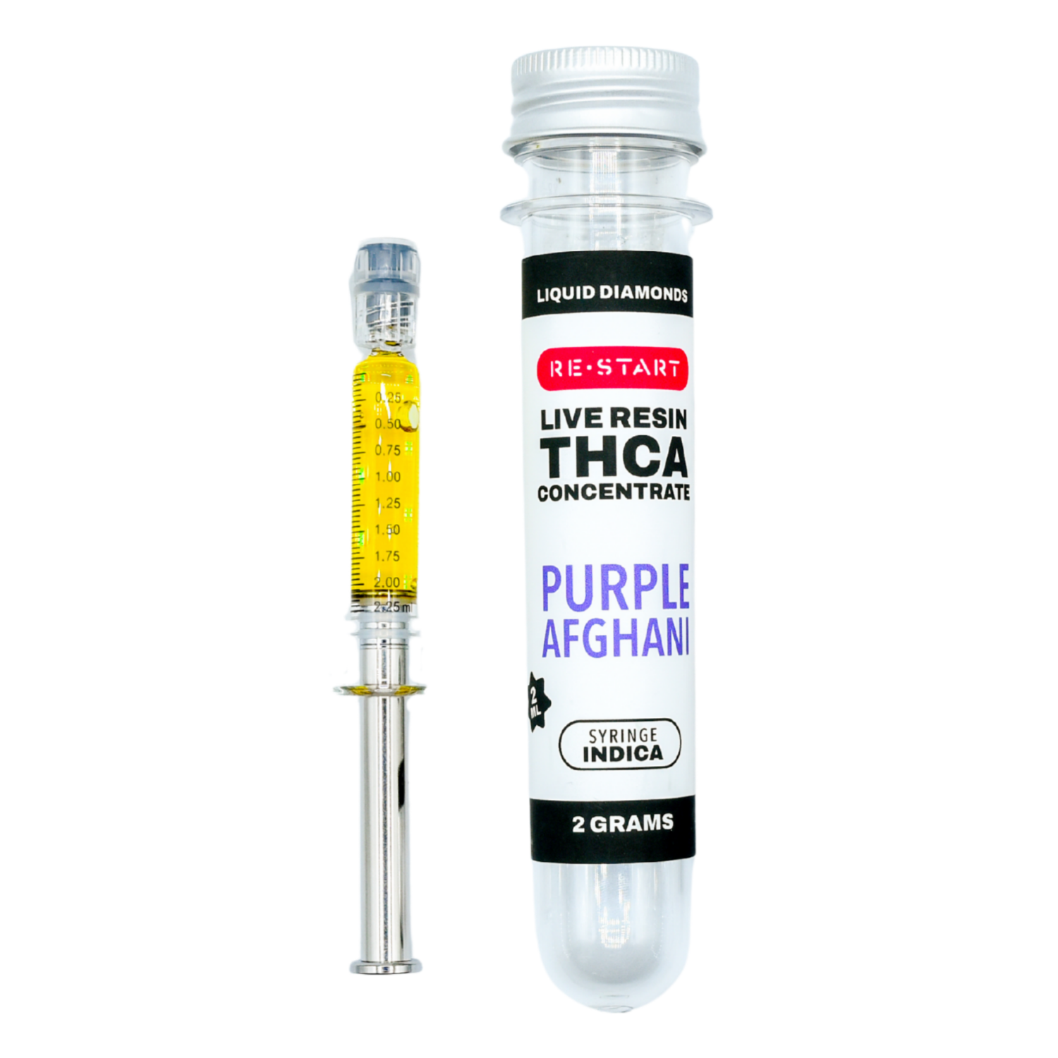 THCA Dab Syringe Purple Afghani (I) Live Resin / 2mL/2G